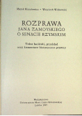 Rozprawa Jana Zamoyskiego o senacie rzymskim