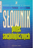 Słownik pojęć socjologicznych