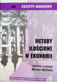 Metody Ilościowe w ekonomii