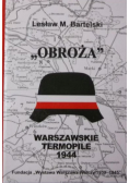 Obroża Warszawskie Termopile 1944