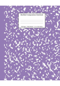 Marbled Composition Notebook