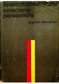 Spektrofotometryczne oznaczanie pierwiastków