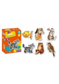 Puzzle Zwierzęta domowe 6 obrazków