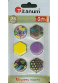 Magnesy do tablicy 6 sztuk