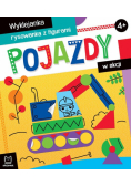 Pojazdy w akcji Wyklejanka, rysowanka z figurami 4+