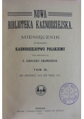 Nowa Biblioteka Kaznodziejska Tom IX 1911 r.
