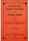 Cokolwiek bądź chcesz wyczyścić czyli porządki domowe Reprint 1887r.