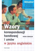 Wzory korespondencji handlowej i umów w  języku angielskim
