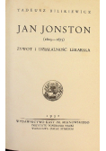 Jan Jonston Żywot i działalność lekarska 1931 r.