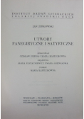 Utwory panegiryczne i satyryczne