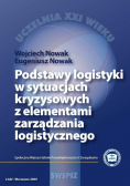 Podstawy logistyki w sytuacjach kryzysowych z elementami zarządzania logistycznego