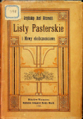 Listy pasterskie i mowy okolicznościowe 1908 r.