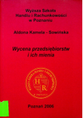 Wycena przedsiębiorstw i ich mienia