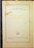 Metody badań laboratoryjnych