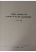 Polska bibliogarafia teologii i prawa kanonicznego za rok 1969