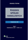 Kodeks spółek handlowych Komentarz Tom 1 i 2
