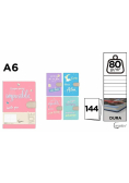 Notes A6/144K z zamknięciem na magnes MIX