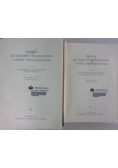 Źródła do dziejów wychowania i myśli pedagogicznej, tom 1 i 2