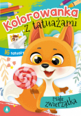 Kolorowanka z tatuażami Małe zwierzątka