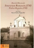 Podróż Rzymska 1750 Itinerarium Romanum 1750