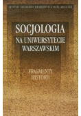 Socjologia na Uniwersytecie Warszawskim
