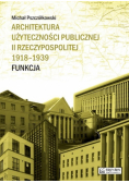 Architektura użyteczności publicznej II Rzeczypospolitej 1918-1939. Funkcja