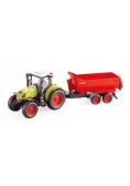 Traktor z przyczepą ze światłem i dźwiękiem