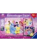 Puzzle Disney Księżniczki 3x49