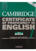 Certyfikate of proficiency in English