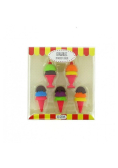 Gumki do mazania - zestaw lody