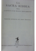 La sacra Bibbia