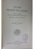 Etudes Franciscaines, Tom XLI, 1929r