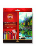 Kredki Mondeluz 36 kolorów + pędzel