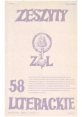 Zeszyty literackie Nr 58
