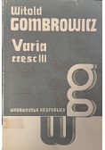 Varia Część III