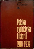 Polska dydaktyka historii 1918 - 1939