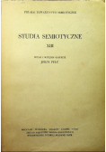 Studia Semiotyczne XIII