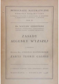 Zasady algebry wyższej 1946 r.