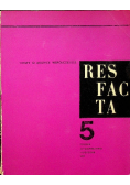 Teksty o muzyce współczesnej Resfacta 5