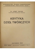 Krytyka dzieł twórczych, 1948 r.