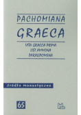 Pachomiana Graeca Vita Graeca Prima List Ammona Paralipomena 65