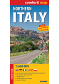 Northern Italy laminowana mapa samochodowa 1:650 000