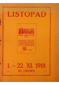 Listopad 1 22 XI 1918