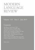 Modern Language Review (110