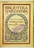 Psalmodja Polska oraz wybór liryków i fraszek 1926 r.