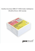 Kostka biurowa biała 85x85x35mm 400K