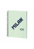 Zeszyt na spirali A4/80K linia 1918 zielony MILAN