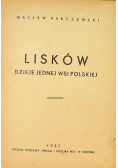 Lisków  Dzieje jednej wsi polskiej  1937 r.