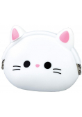 Portfelik silikonowy White Cat