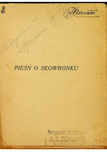 Pieśń o skowronku 1919 r.